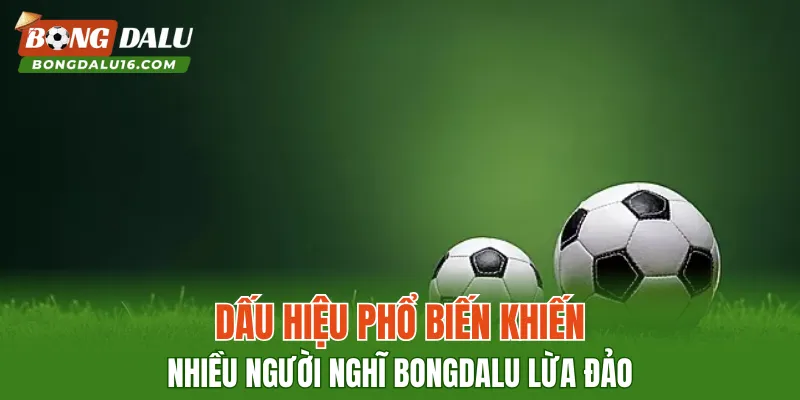 Dấu hiệu phổ biến khiến nhiều người nghĩ BONGDALU lừa đảo