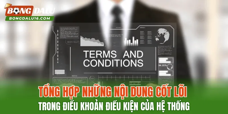 Tổng hợp những nội dung cốt lõi trong điều khoản điều kiện của hệ thống