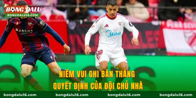 Niềm vui ghi bàn thắng quyết định của đội chủ nhà