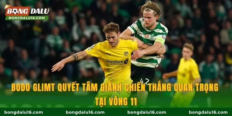 Bodo Glimt quyết tâm giành chiến thắng quan trọng tại vòng 11