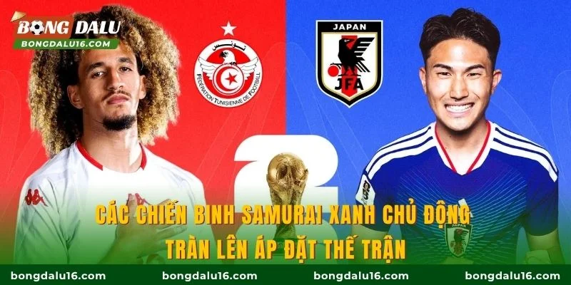 Các chiến binh Samurai xanh chủ động tràn lên áp đặt thế trận
