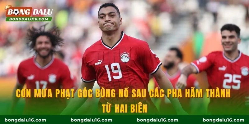 Cơn mưa phạt góc bùng nổ sau các pha hãm thành từ hai biên