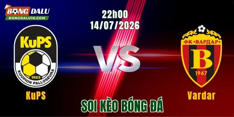 Soi kèo KuPS vs Vardar, 22h00 ngày 14/7: Khẳng định đẳng cấp
