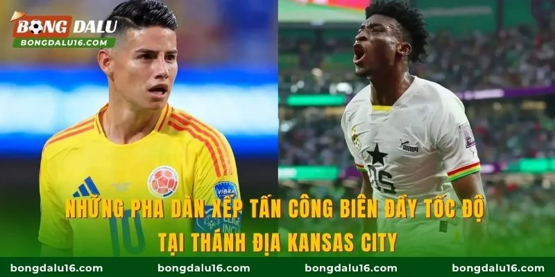 Những pha dàn xếp tấn công biên đầy tốc độ tại thánh địa Kansas City