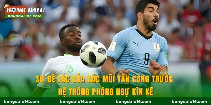 Sự bế tắc của các mũi tấn công trước hệ thống phòng ngự kín kẽ
